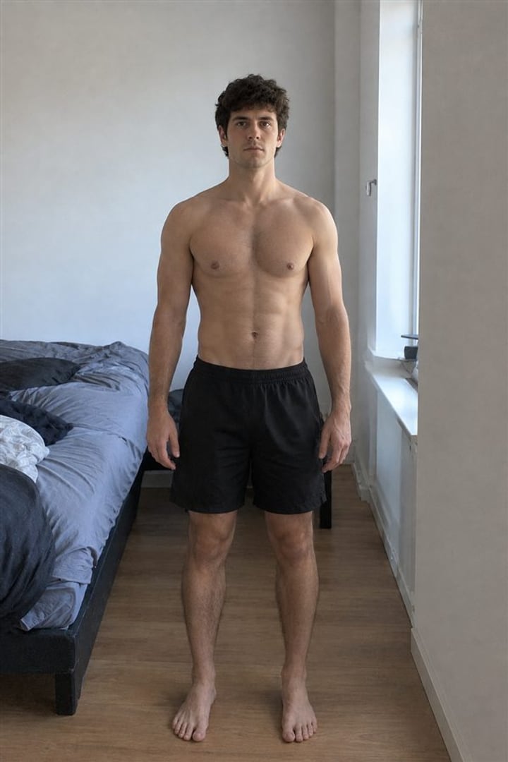 Front photo for the body scan
